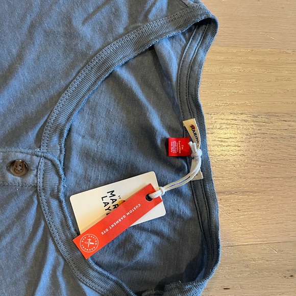 NWT Marine Layer Henley - SS Hemp Cotten - XL - Picture 3 of 11